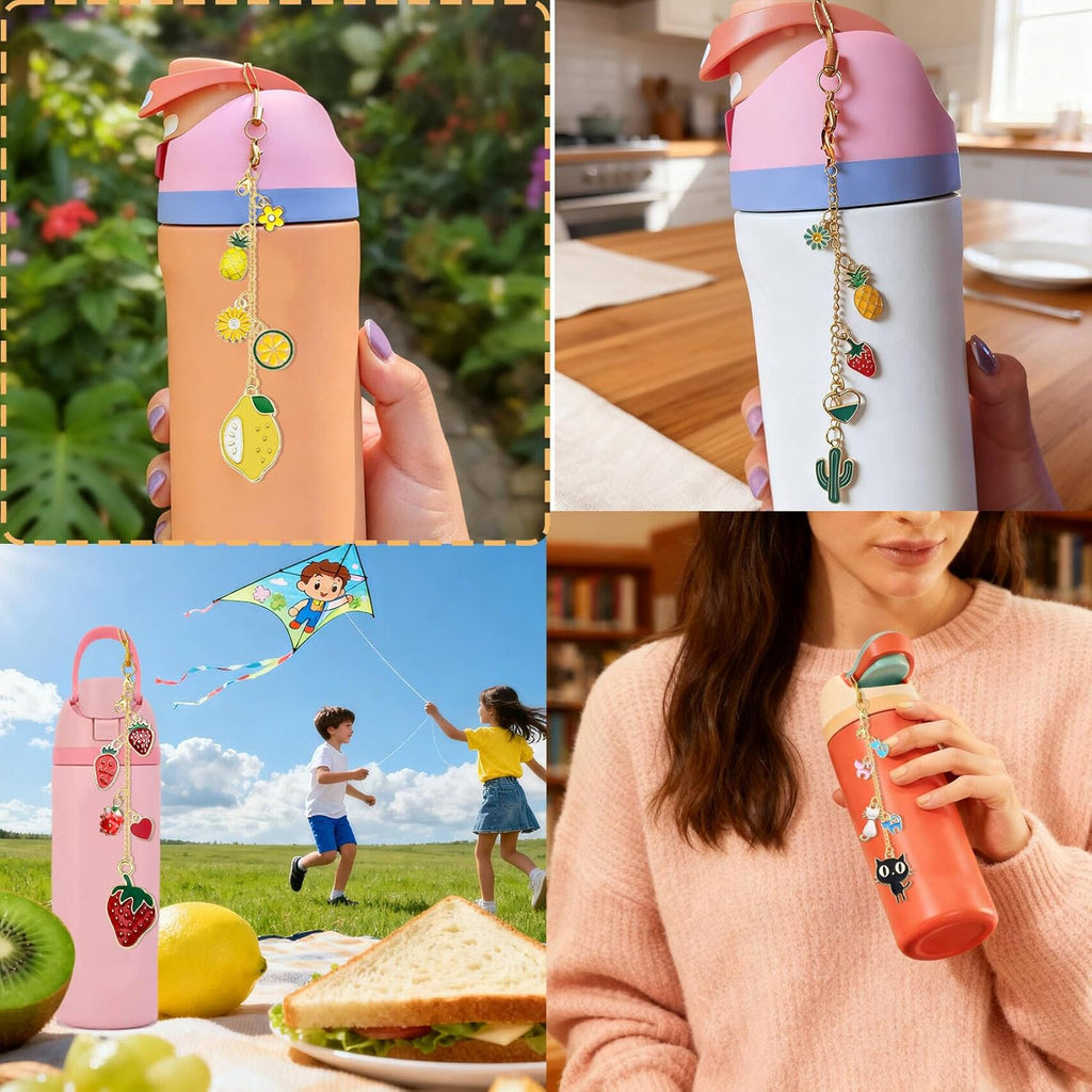 Owala Charm | Compatible with 24 oz, 32 oz, 40 oz Water Bottles & Stanley Cup | Keychain Accessory
