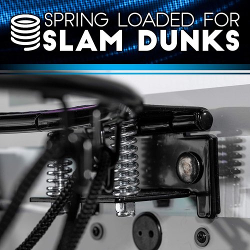 Franklin Sports LED Indoor Basketball Hoop - Over The Door Mini Set with Steel Rim, Ball & Pump