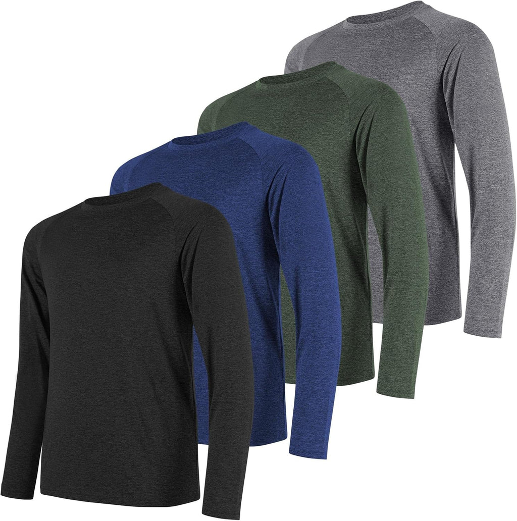 Skiennix Long Sleeve Men's Shirt - Quick Dry, Moisture-Wicking, Sun Protection | Ideal for Workouts