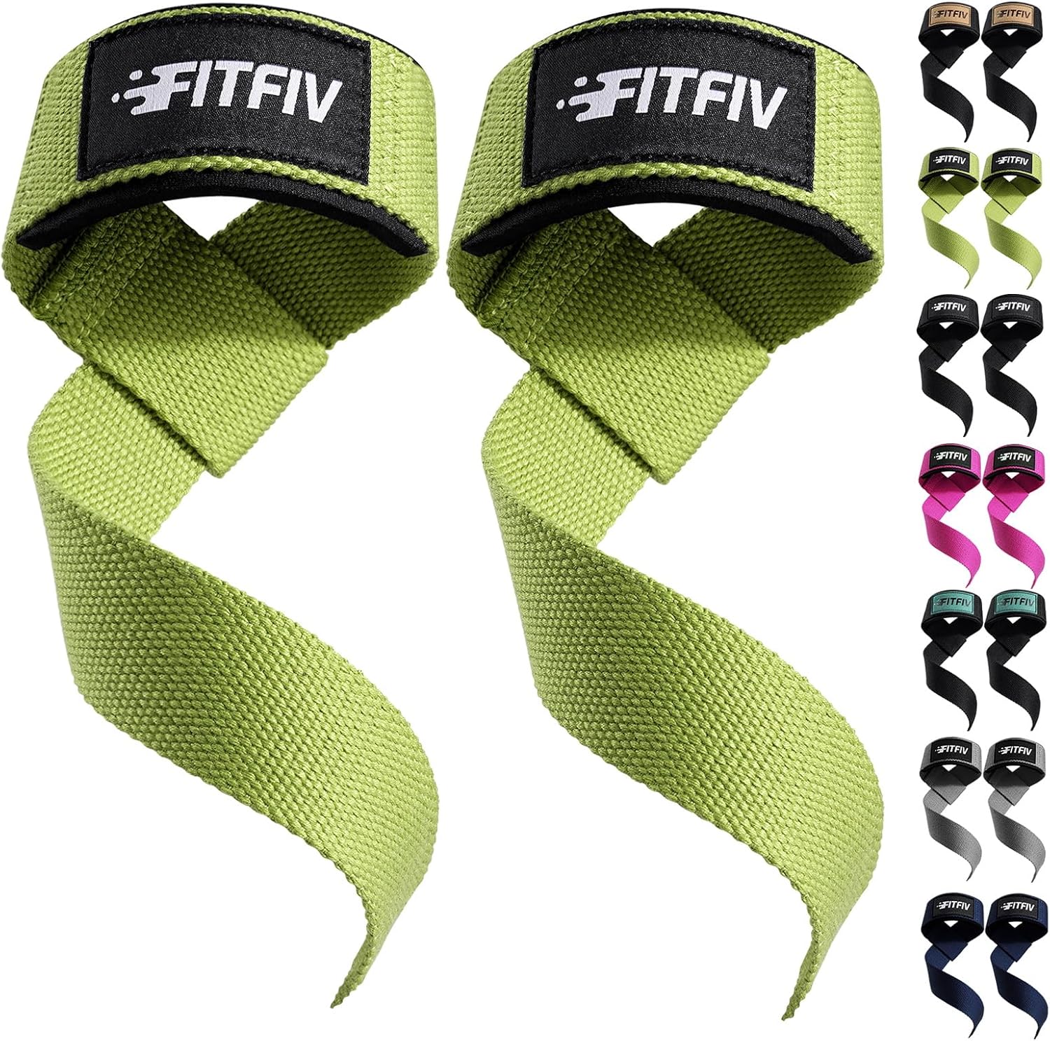 Skiennix Lifting Straps - Neoprene-Padded Wrist Support for Weightlifting | Gym Strength Training for Men & Women