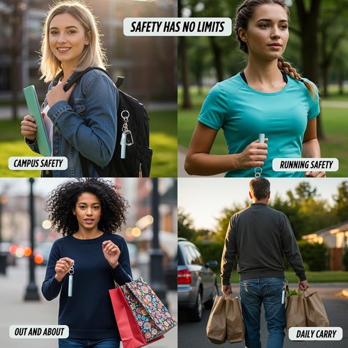 Guard Dog Security Enlight Mini Stun Gun - Compact Self Defense Keychain with LED Flashlight & USB-C Rechargeable