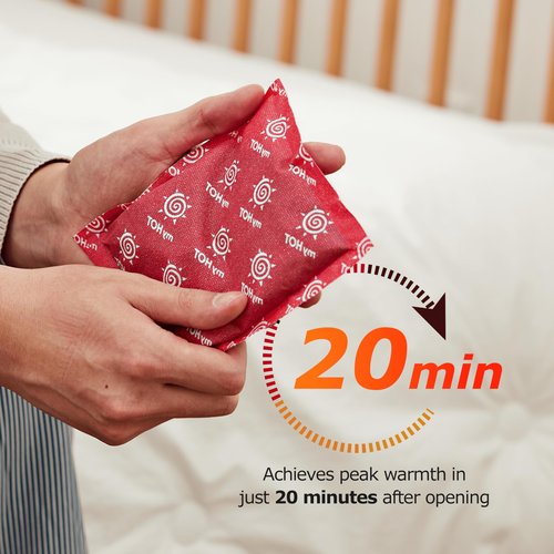 myHOT Long Lasting Hand Warmers & Body Heat Packs - Large Size (30 Count Bulk) - Up to 15 Hour Disposable Air-Activated Warmers for Cold Weather, Camping & Skiing - Made in Korea,