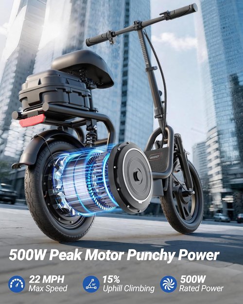 MAXSHOT Electric Scooter - High-Speed Folding E-Scooter with Dual Suspension | 350W Motor, 21-28 Miles Range, 8.5/10/14" Tires