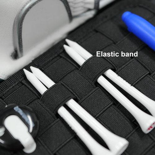 Arttodo Golf Glove Case with Glove Shaper, Golf Accessories Storage Case for Tees, Ball Markers, Phone, Hard Shell Golf Bag Organizer for Golfers. A Golf Bag Accessories Must Have