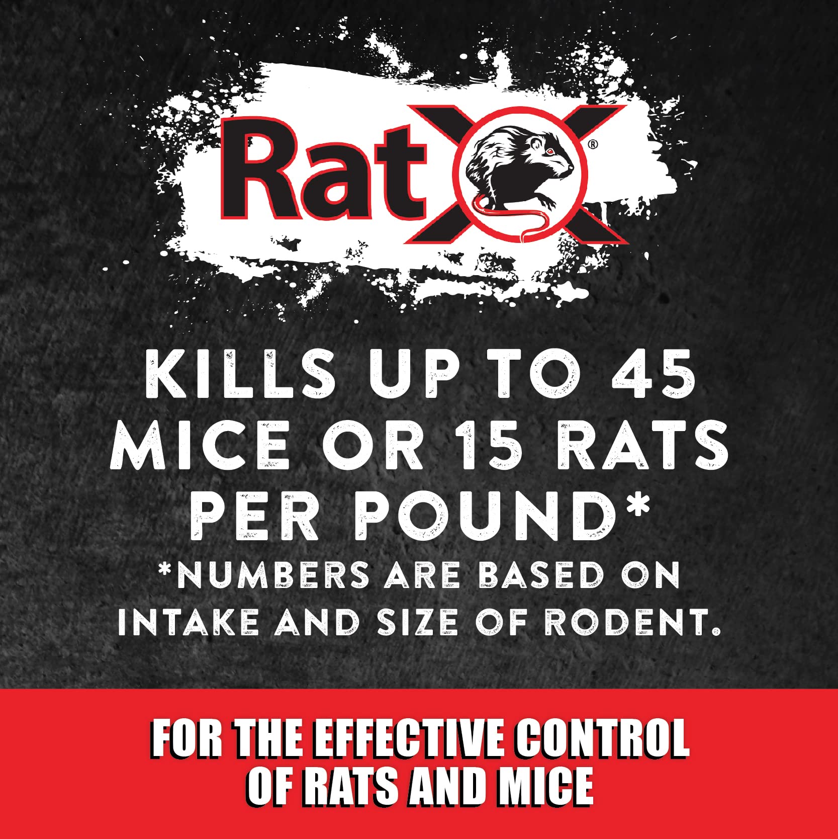 RatX All-Natural Humane Rat and Mouse 1 lb. Bag - EcoClear Products 620101