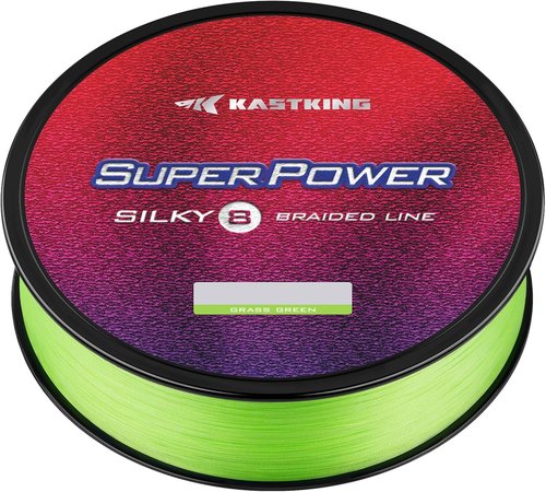 KastKing SuperPower Braided Fishing Line - Abrasion Resistant & Zero Stretch - Smaller Diameter for Superior Performance