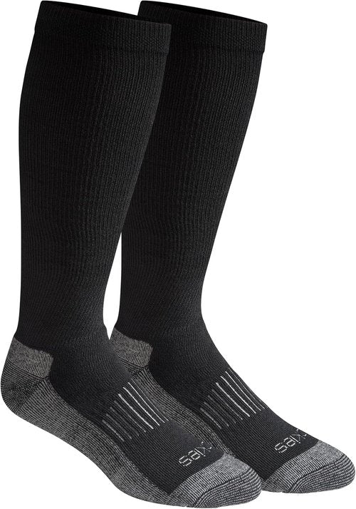Dickies Men's Compression Over-The-Calf Socks - Comfort Fit, Available in M-XXL (2 or 4 Pairs)