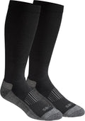 Dickies Men's Compression Over-The-Calf Socks - Comfort Fit, Available in M-XXL (2 or 4 Pairs)