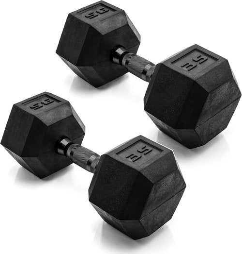 CAP Barbell Coated Dumbbell Weights - Versatile Options in Pairs & Sets for Home Fitness