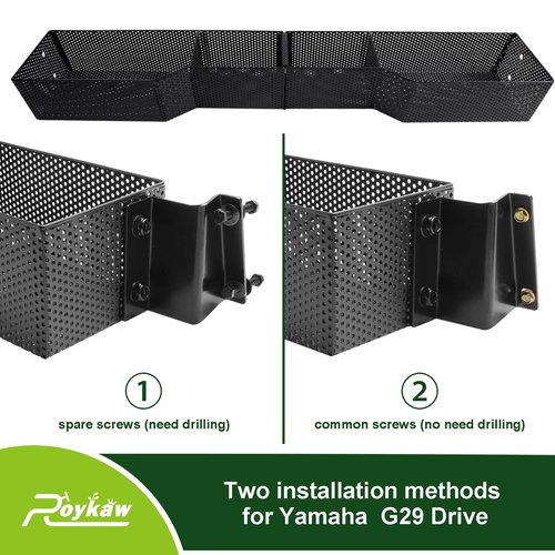 Roykaw Golf Cart Front Inner Basket Dash Storage/Tray Organizer Compatible with Yamaha G29/Drive/Drive 2 Models, Upgrade Larger Compartments & More Sturdy and Durable