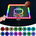 Green Bean LED Basketball Hoop Light - Remote Control Rim Light with 16 Colors & 7 Flashing Modes