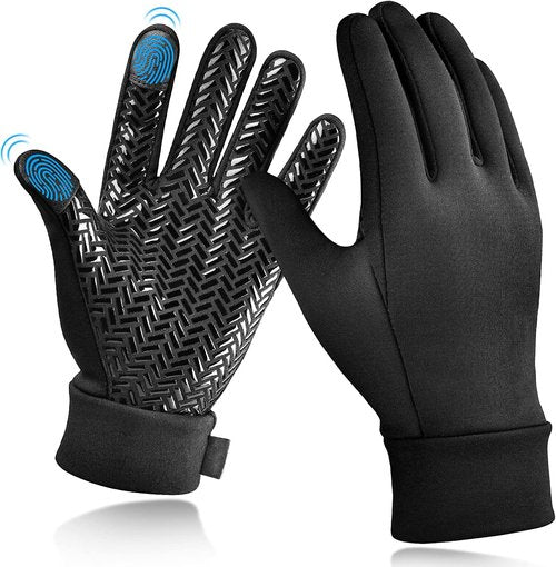 EEFOW Kids Winter Touch Screen Gloves - Waterproof Fleece, Anti-Slip Mittens for Ages 4-12