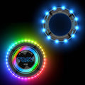 TOSY RGB Frisbee Bundle - Set of 2 with Blue Flying Ring for Ultimate Outdoor Fun