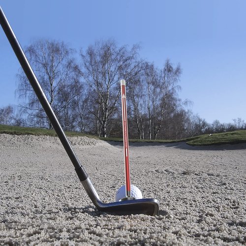 SisterAling Golf Magnetic Alignment Rods,Golf Club Alignment Sticks,Magnetic Swing Training Aid Accessories Visualize Calibrate Golf Shots,hit The Target with The Right Golf Swing,Golf Gift (red)