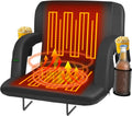 Seeutek Heated Stadium Seats - Comfortable Bleacher Chair with Back Support & USB Heating | 23-Inch, 5 Pockets