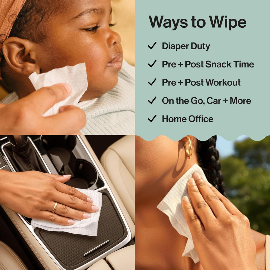 The Honest Company Baby Wipes - Hypoallergenic & Fragrance-Free for Sensitive Skin | 720 Count (10 Packs of 72)