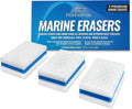 Boat Eraser Marine Cleaner 3-Pack - Non-Toxic Eraser for Scuffs, Dirt & Grime | Just Add Water