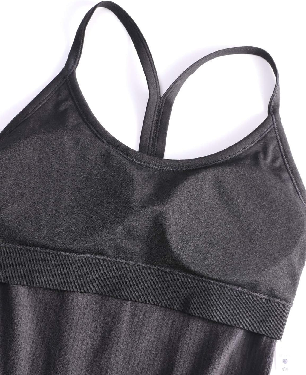 CRZ YOGA Seamless Workout Tank Top - Racerback Athletic Camisole with Built-In Bra | Comfortable Fit
