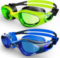 Skiennix Swim Goggles - Anti-Fog UV Protection | Leakproof Design for Kids Aged 6-14