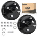 10L0L 2 Pack Golf Cart Brake Drum Hub Assembly for EZGO-TXT 1991-Up 4 Cycle Gas Models, Replace OEM 21807-G1 21807G1 41843-94, Large Hole Rear Brake Drum Hub