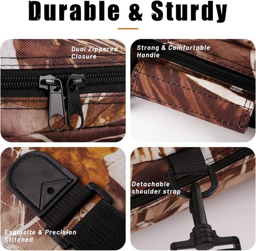 LWANO Compound Bow Case - Soft, Lightweight Bow Bag with Arrow Pocket & Backpack Straps