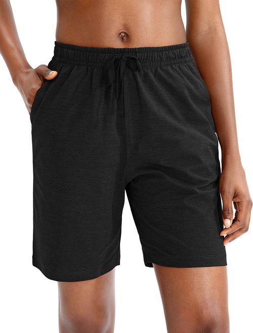G Gradual Women's Bermuda Shorts - Comfortable Elastic Waist with Deep Pockets | 7" & 9" Sizes