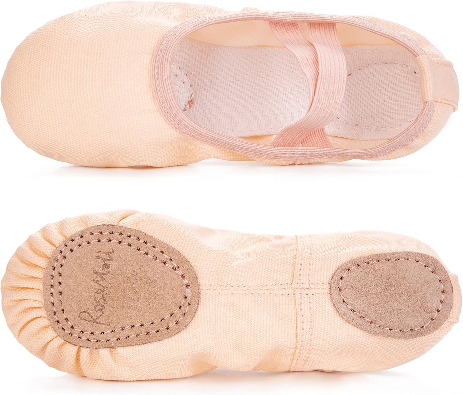 RoseMoli Ballet Slippers - Canvas Flats for Girls, Toddlers & Women | Ideal for Dance and Yoga Practice