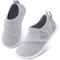 LeIsfIt Toddler Water Shoes Boys Girls Barefoot Aqua Socks Kids Breathable Quick-Dry Swim Shoes for Beach Pool Surf, Grey, 5 Toddler