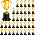 ZZYFGH Mini Gold Award Trophy Cups - 4 Inch Plastic Trophies for Sports, Parties & Competitions
