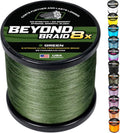 Beyond Braid Braided Fishing Line - Super Strong & Abrasion Resistant - Available in Blue Camo, Moss Camo, White, Green, Pink, Blue, 4 Strand & 8 Strand