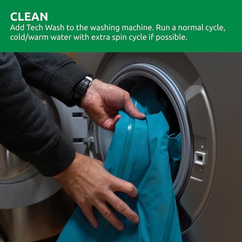 Nikwax Tech Wash | Technical Cleaner for Jackets & Outerwear - Restores Waterproofing, 10 fl. oz.
