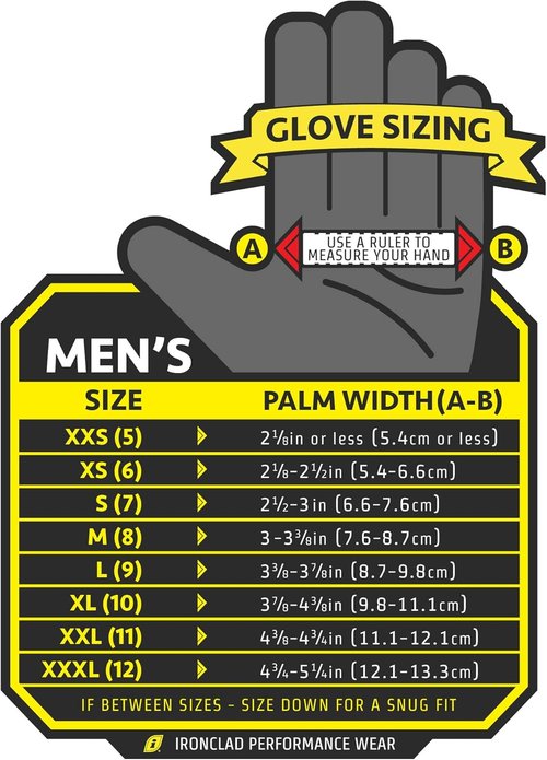 Ironclad Tactical Gloves - Impact Trigger Design | TAA Compliant for Military & Law Enforcement | Machine Washable, Black, Size Medium