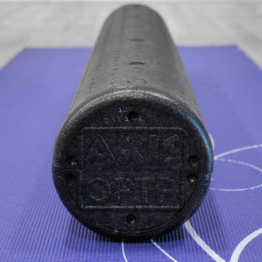 OPTP AXIS Firm Foam Roller - High Density for Physical Therapy & Fitness | 36" X 6" Round, Black