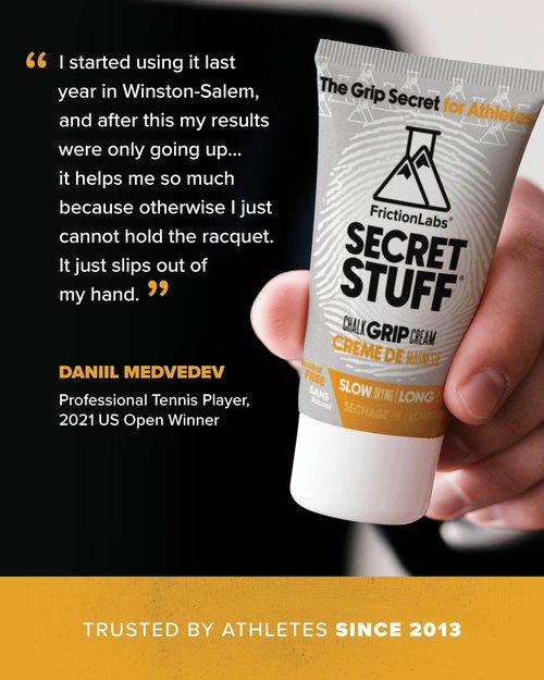 Friction Labs Secret Stuff Liquid Chalk, New Alcohol Free Blend - Sports Chalk Cream - Great Grip for Gymnastics, Rock Climbing, Sports, Lifting, Pull-Ups, Deadlifts, Kettlebells, Pole