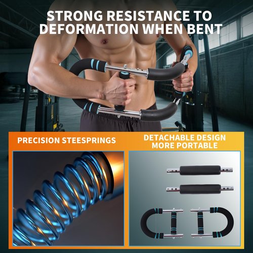 LingPeak Arm Trainer – Multi-Functional Chest Workout Equipment for Men, Portable Twister Arm Trainer & Ab Machine, Full Body Fitness Equipment, Home Chest Press Machine