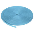 MECCANIXITY Flat Nylon Webbing Strap 3/8 Inch 50 Yards Polypropylene Webbing Lake Blue for Backpack, Luggage-Rack, Outdoor Climbing, DIY Craft