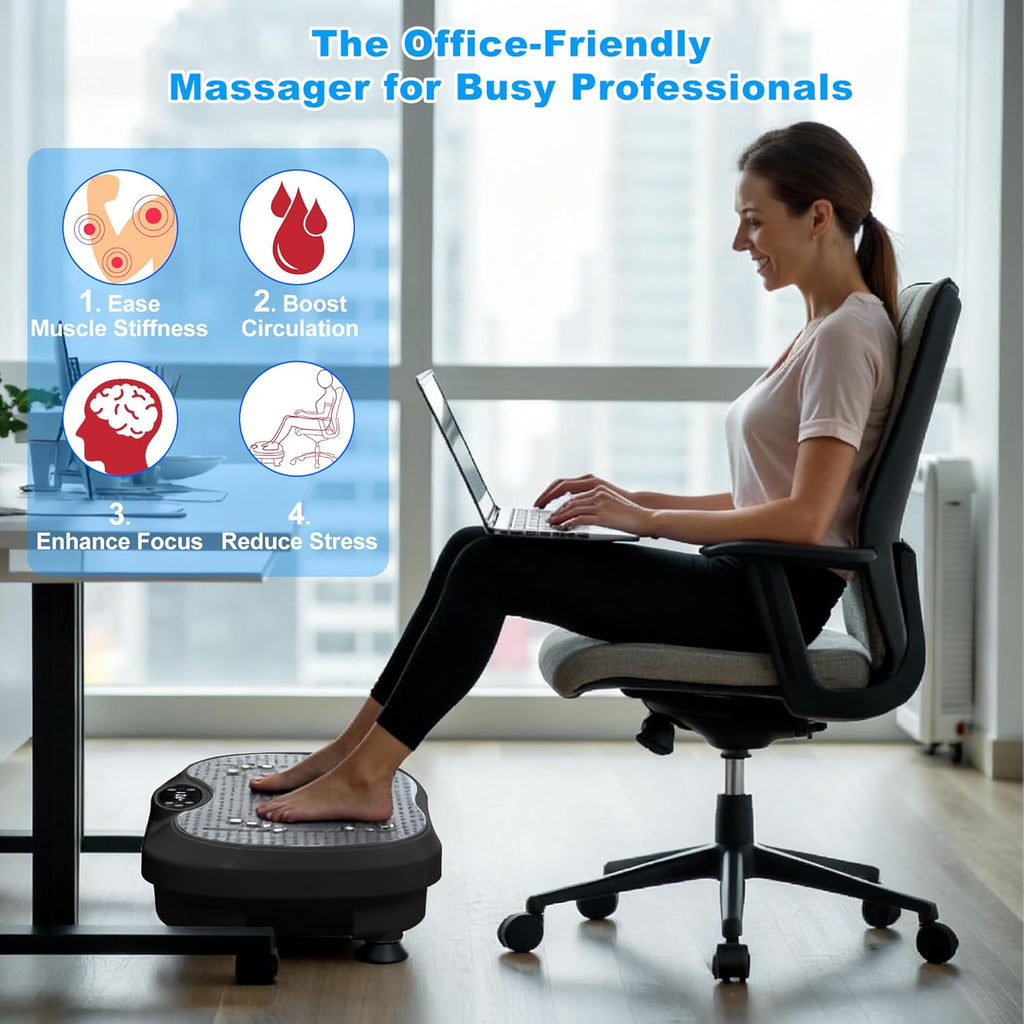 Skiennix Vibration Plate Exercise Machine - Whole Body Fitness & Lymphatic Drainage | Weight Loss Shake Board