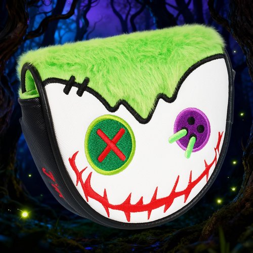 Funny Golf Head Covers, Putter Cover for OZ1 MEZZ 1 MEZZ1 MAX Putters, Center Shaft Mallet Putter Cover with Magnetic Closure, PU Leather Material, Golf Gift for Men and Women, Joker