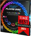 TOSY Flying Disc - RGB Multicolor LED Light-Up Toy | Rechargeable, Waterproof, Perfect for Kids & Adults