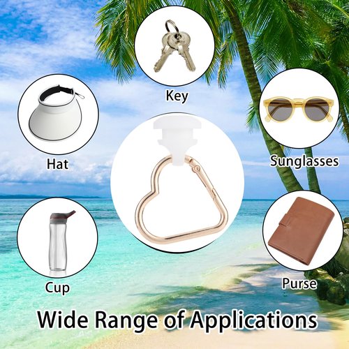 LIGHUFEIC 4Pcs Key Holder for Bogg Bag,Inserts Hooks Accessories,Charms Key Holder cute Carabiner for Bogg Bags Keychain -Finding Your Keys in Your Bag Quickly(Gold)