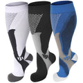 HYRIXDIRECT Compression Socks for Women Wide Calf 20-30 mmHg Plus Size Compression Stockings Knee High Socks for Men
