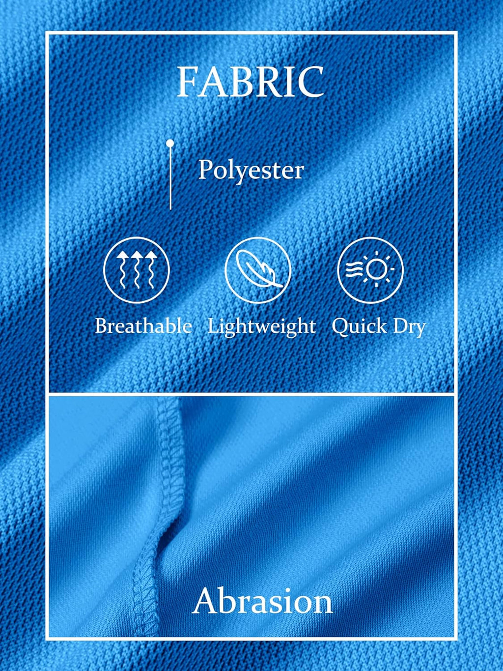 TACVASEN Men's Golf Shirt - Dry Fit Performance Polo with Collar | Short Sleeve, Stylish & Comfortable