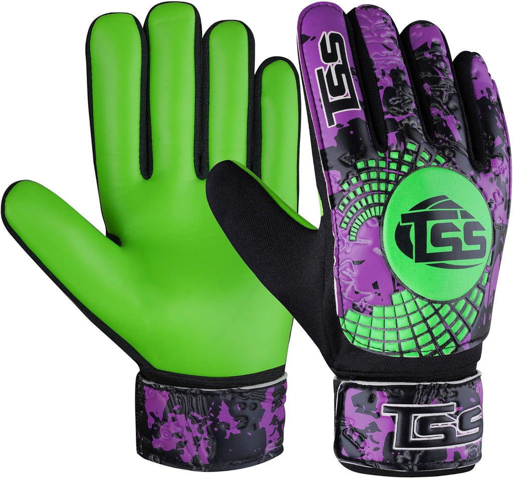 Regine Switzerland Soccer Goalie Gloves - Youth & Adult Football Keeper Gloves with Double Wrist Protection & 4mm Anti-Slip Grip
