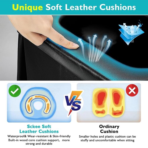 2026 Upgraded XL Portable Toilet for Adults,Tall Camping Toilet with Lid and Convenient Carry Bag, Portable Potty for Camping, Hiking, Car Travel,Truck, RV, Boating, Road Trips, Beach (Black, 17.5''H)