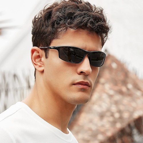 BIRCEN Polarized Sunglasses - UV Protection Sports Shades for Men & Women | Lightweight Al-Mg Frame