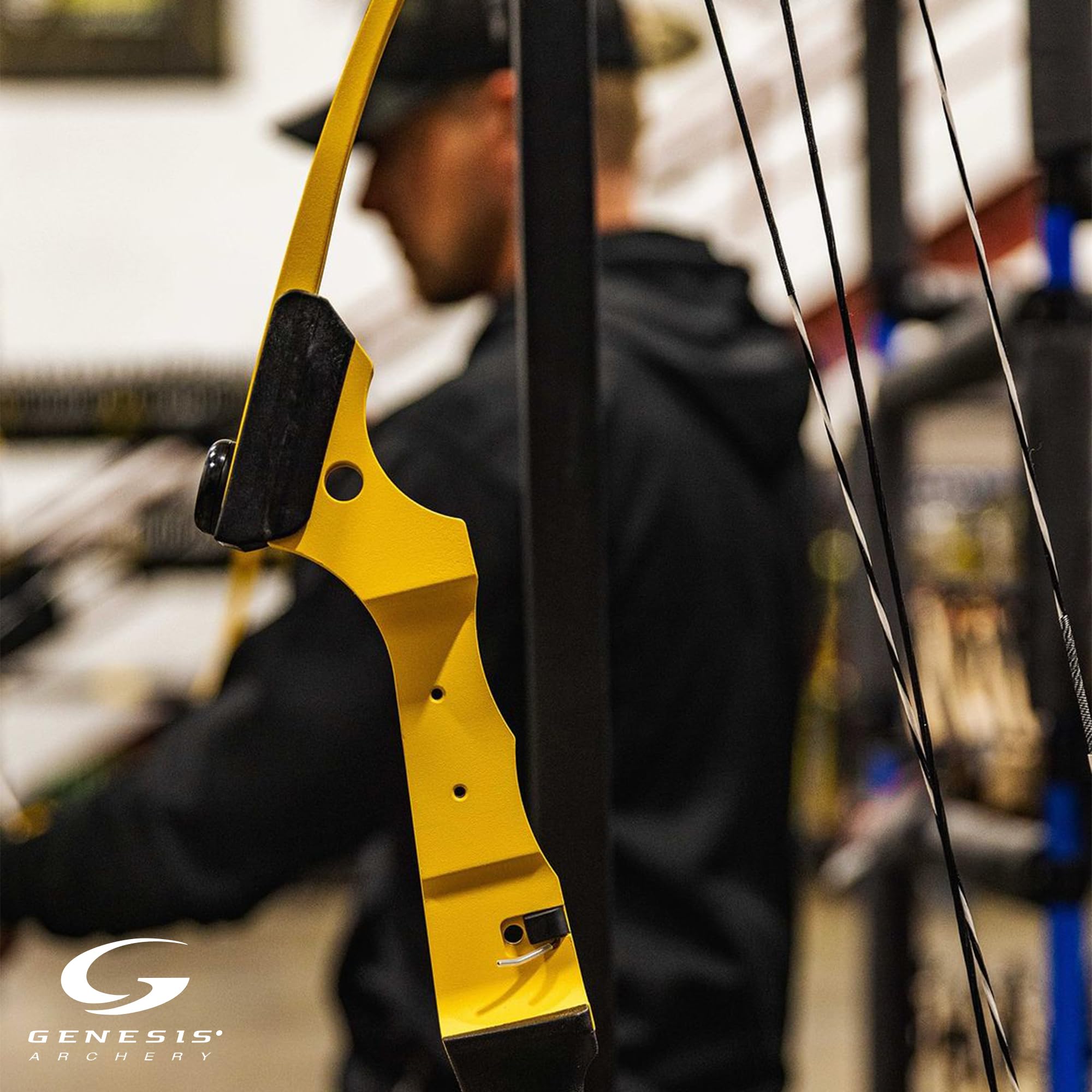 Genesis Original Compound Bow & Arrow Kit- Adjustable Riser, 15"-30" Draw Length, 10-20 lb Draw Weight, All Skill Levels, Draw Hand - Right, Orange