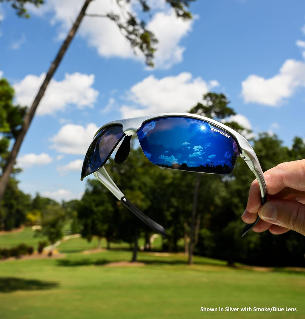 Tifosi Intense Sport Sunglasses Men & Women - Ideal For Golf, Pickleball, Running & Tennis. Vented Lenses Prevent Fogging
