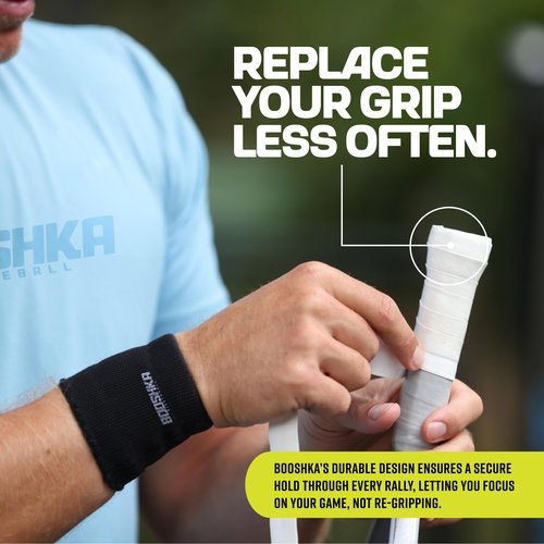 Pickleball Overgrip, Ultra Non-Slip Grip Tape for Pickleball Paddle, Long-Lasting Control, Soft Touch & Secure Feel (12, White)