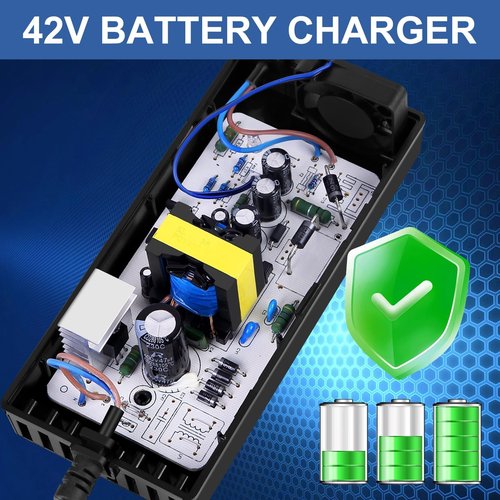 42V 2A (5 Plugs) Charger for Jetson Voyage Razor Swagtron Bird Gotrax Ninebot Segway Hiboy 36V 10S Lithium-ion Battery Converter Interfaces 3 Prong (8mm/12mm) DC (5.5 * 2.5/2.1mm) 8mm RCA/3-Pin XLR