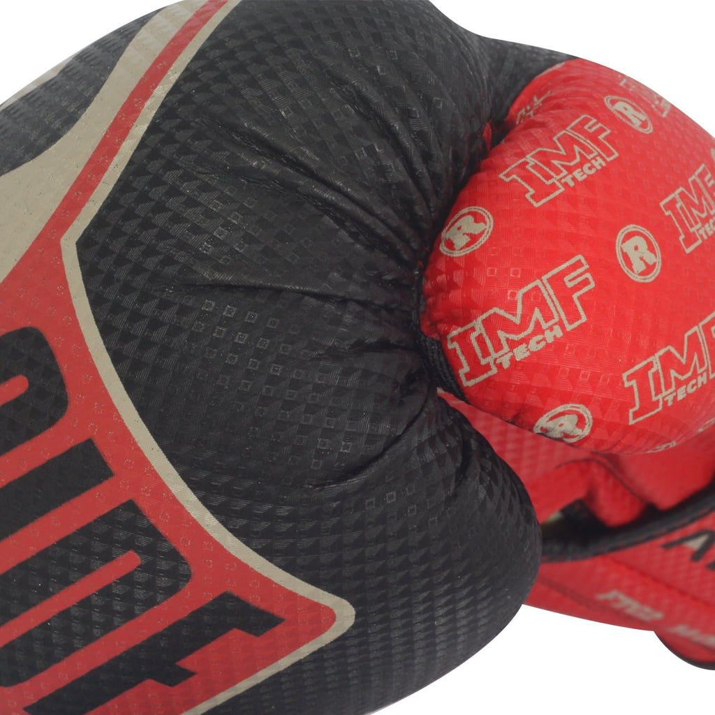 Ringside Apex Sparring Gloves - Superior Protection & Comfort | Lightweight Design, Black/Red